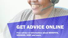 Online advice poster a4 listing
